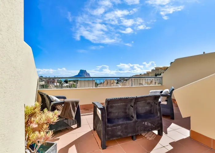 Hébergement de vacances Bungalow Montesol Con Vistas Al Mar Y Montana Calp