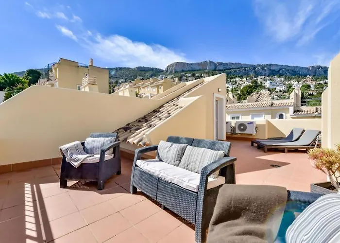 Montesol Con Vistas Al Mar Y Montana Holiday home Calpe